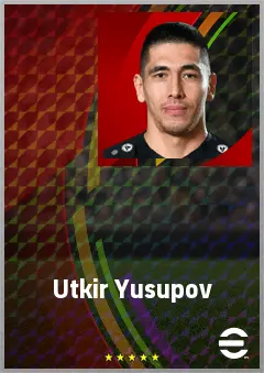 Utkir Yusupov eFootball 2026 player card, 70 OVR GK