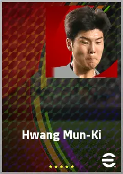 Hwang Mun-Ki eFootball 2026 player card, 66 OVR RMF