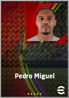 Pedro Miguel eFootball 2026 player card, 72 OVR RB