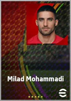 Milad Mohammadi eFootball 2026 player card, 71 OVR LB