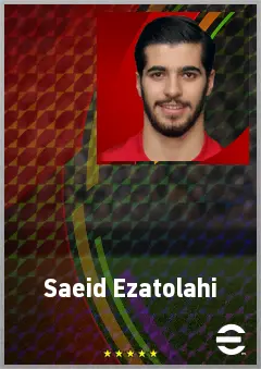 Saeid Ezatolahi eFootball 2026 player card, 67 OVR DMF