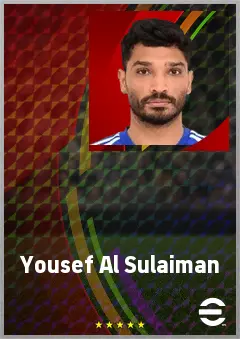 Yousef Al Sulaiman eFootball 2026 player card, 67 OVR CF