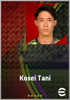 Tani Kosei eFootball 2026 player card, 71 OVR GK