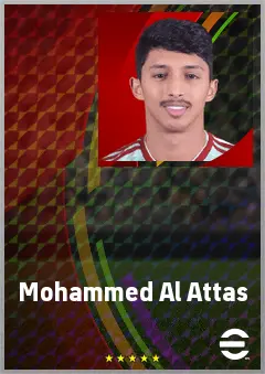 Mohammed Al Attas eFootball 2026 player card, 67 OVR CB