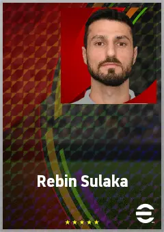 Rebin Sulaka eFootball 2026 player card, 68 OVR CB