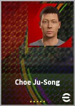 Choe Ju-Song eFootball 2026 player card, 66 OVR LWF