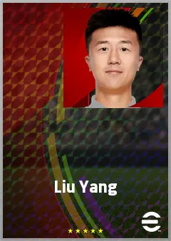 Liu Yang eFootball 2026 player card, 70 OVR LB