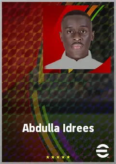 Abdulla Idrees eFootball 2026 player card, 66 OVR LB