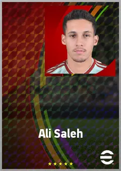 Ali Saleh eFootball 2026 player card, 71 OVR LWF