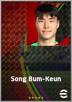 Song Bum-Keun eFootball 2026 player card, 71 OVR GK