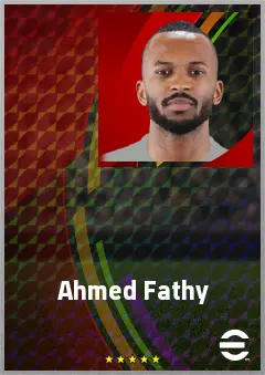 Ahmed Fathy eFootball 2026 player card, 69 OVR CMF