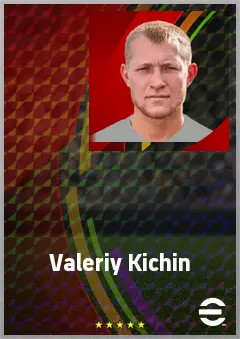 Valeriy Kichin eFootball 2026 player card, 69 OVR CB