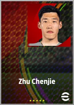 Zhu Chenjie eFootball 2026 player card, 70 OVR CB