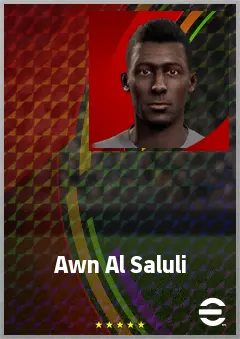 Awn Al Saluli eFootball 2026 player card, 66 OVR CB