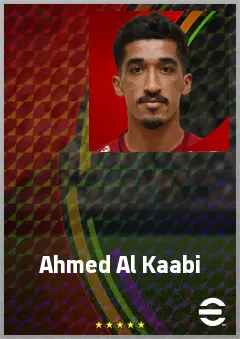 Ahmed Al Kaabi eFootball 2026 player card, 69 OVR LB