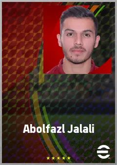 Abolfazl Jalali eFootball 2026 player card, 68 OVR LB