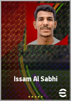 Issam Al Sabhi eFootball 2026 player card, 66 OVR CF