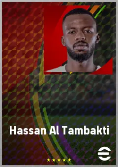 Hassan Al Tambakti eFootball 2026 player card, 69 OVR CB