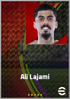 Ali Lajami eFootball 2026 player card, 70 OVR CB