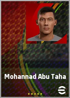Mohannad Abu Taha eFootball 2026 player card, 65 OVR LMF