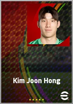 Kim Joon Hong eFootball 2026 player card, 64 OVR GK