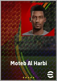 Moteb Al Harbi eFootball 2026 player card, 68 OVR LB