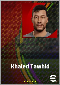 Khaled Tawhid eFootball 2026 player card, 63 OVR GK