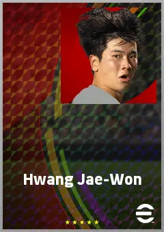 Hwang Jae-Won eFootball 2026 player card, 69 OVR RB