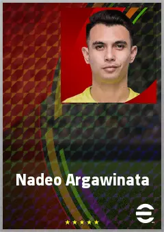 Nadeo Argawinata eFootball 2026 player card, 66 OVR GK