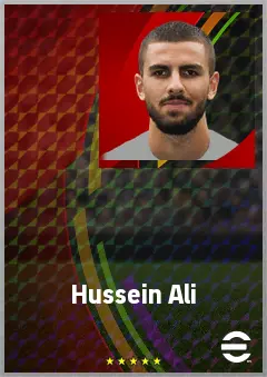 Hussein Ali eFootball 2026 player card, 67 OVR RB