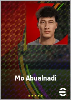 Mo Abualnadi eFootball 2026 player card, 66 OVR CB
