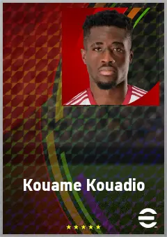 Kouame Kouadio eFootball 2026 player card, 67 OVR CB