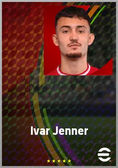 Ivar Jenner eFootball 2026 player card, 66 OVR DMF