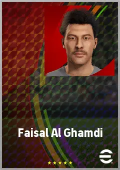 Faisal Al Ghamdi eFootball 2026 player card, 66 OVR CMF