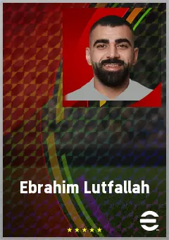 Ebrahim Lutfallah eFootball 2026 player card, 67 OVR GK