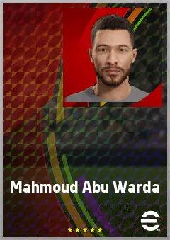 Mahmoud Abu Warda eFootball 2026 player card, 66 OVR RWF