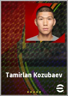 Tamirlan Kozubaev eFootball 2026 player card, 71 OVR CB