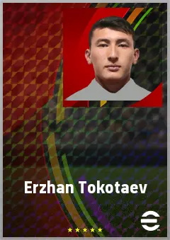 Erzhan Tokotaev eFootball 2026 player card, 65 OVR GK