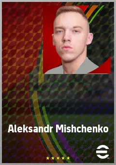 Aleksandr Mishchenko eFootball 2026 player card, 64 OVR RB