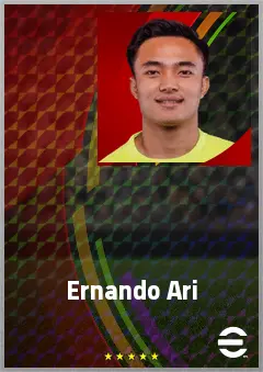 Ernando Ari eFootball 2026 player card, 65 OVR GK