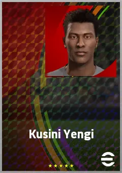 Kusini Yengi eFootball 2026 player card, 70 OVR CF