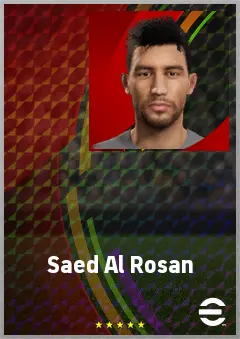 Saed Al Rosan eFootball 2026 player card, 65 OVR CB
