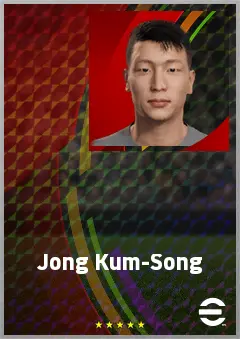 Jong Kum-Song eFootball 2026 player card, 62 OVR CB