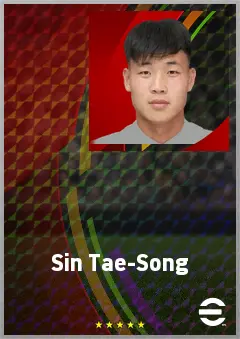 Sin Tae-Song eFootball 2026 player card, 63 OVR GK
