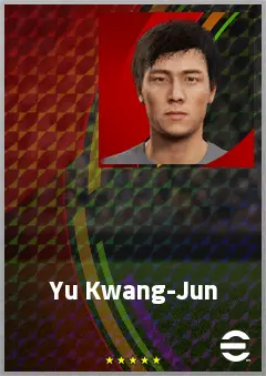 Yu Kwang-Jun eFootball 2026 player card, 63 OVR GK