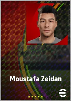 Moustafa Zeidan eFootball 2026 player card, 69 OVR AMF