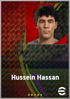 Hussein Hassan eFootball 2026 player card, 65 OVR GK