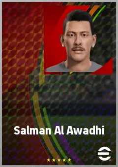 Salman Al Awadhi eFootball 2026 player card, 65 OVR CF