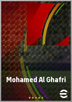 Mohamed Al Ghafri eFootball 2026 player card, 64 OVR CF