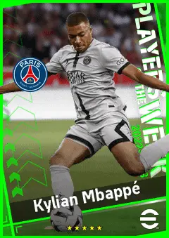 Kylian Mbappé eFootball 2026 player card, 97 OVR CF